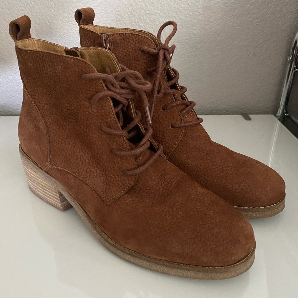 Lucky Brand Lace Up Booties